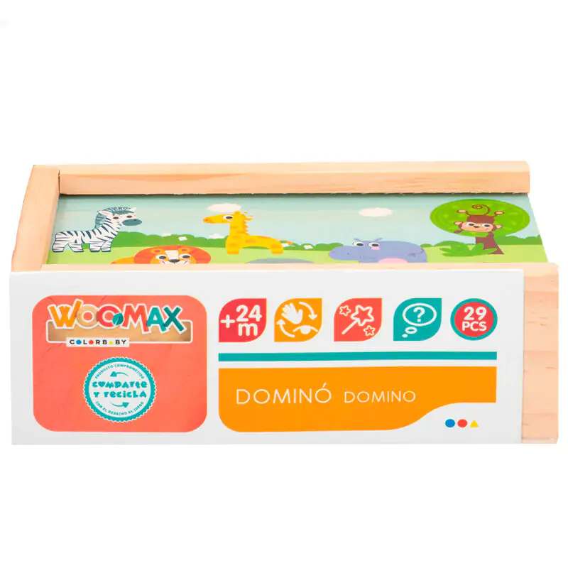Állatos fa dominó 29db-os termékfotó