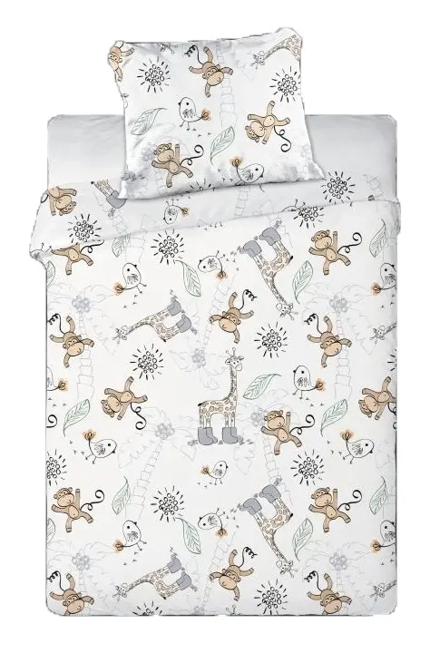 Állatos gyerek ágyneműhuzat 100x135cm, 40x60 cm termékfotó
