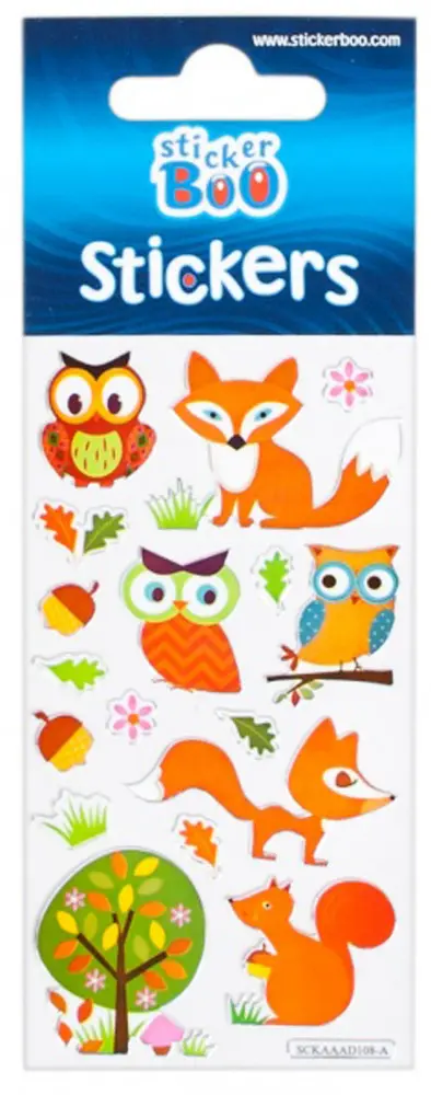 Állatos matrica ezüst díszítéssel termékfotó