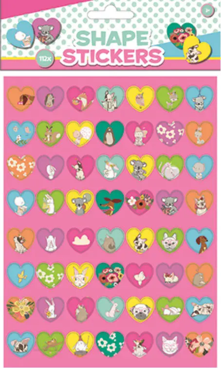 Állatos matrica szett 112 db-os termékfotó