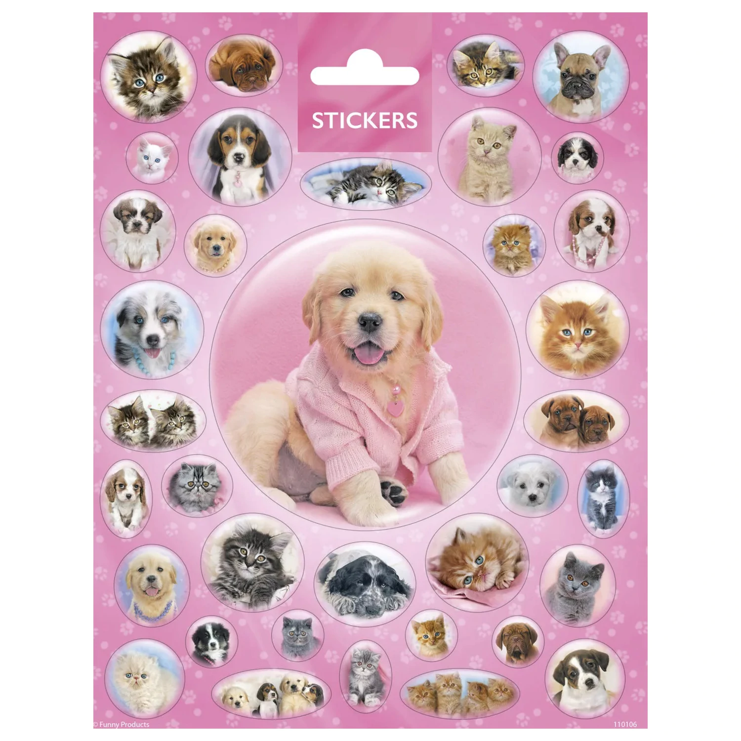 Állatos Puppies matrica termékfotó