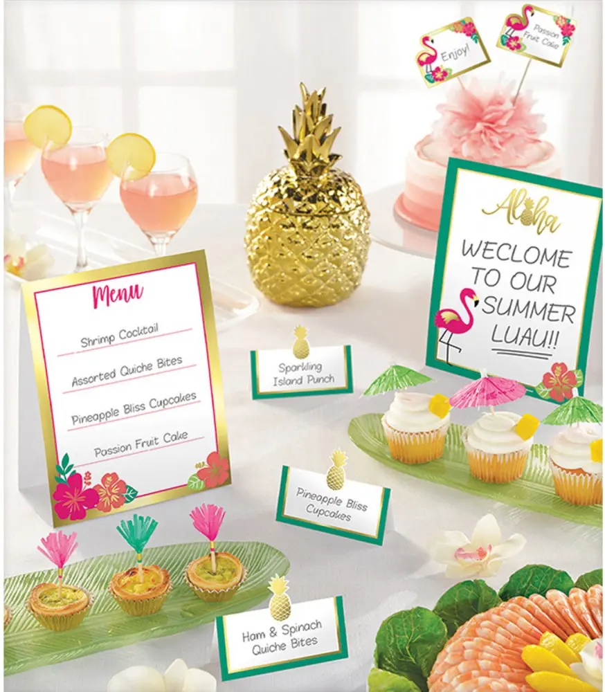 Aloha asztali dekoráció szett 12 db-os termékfotó