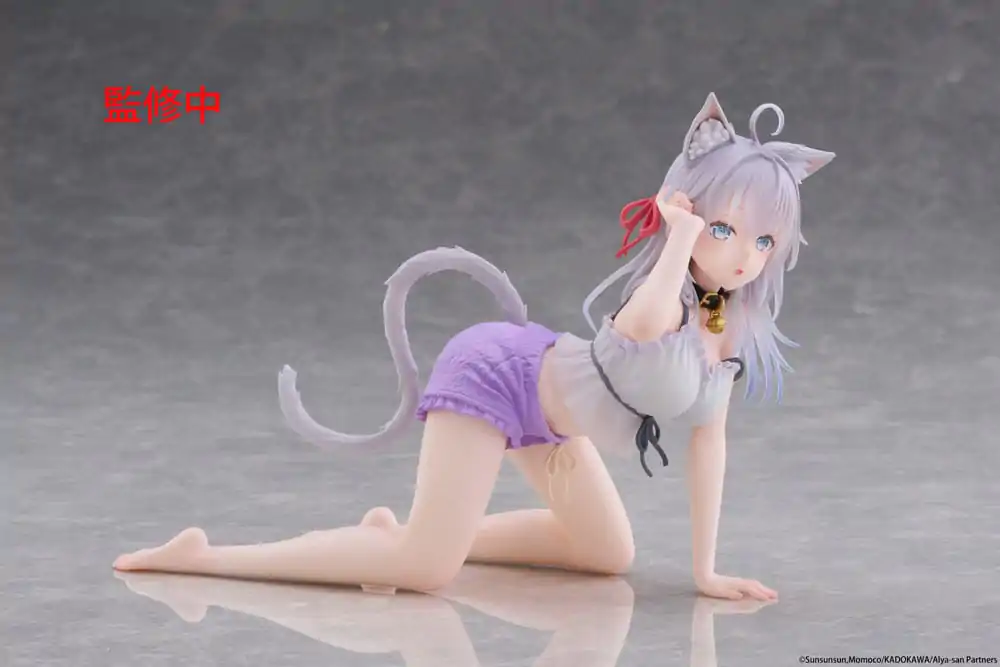 Alya Sometimes Hides Her Feelings in Russian Desktop Cute figura Alya Cat Ear Roomwear Ver. PVC szobor figura 13 cm    termékfotó