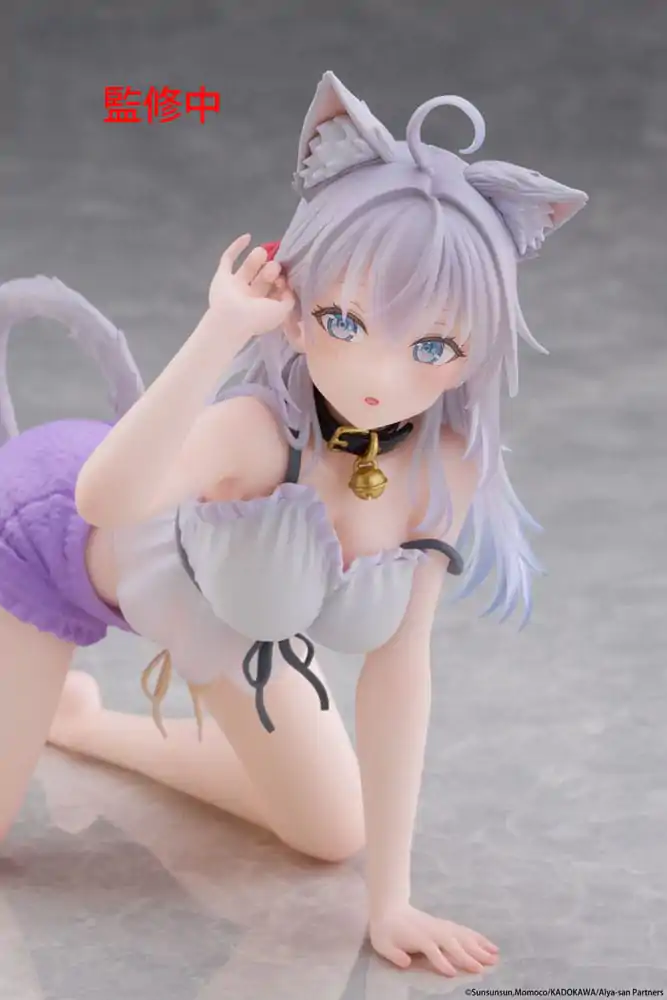 Alya Sometimes Hides Her Feelings in Russian Desktop Cute figura Alya Cat Ear Roomwear Ver. PVC szobor figura 13 cm    termékfotó