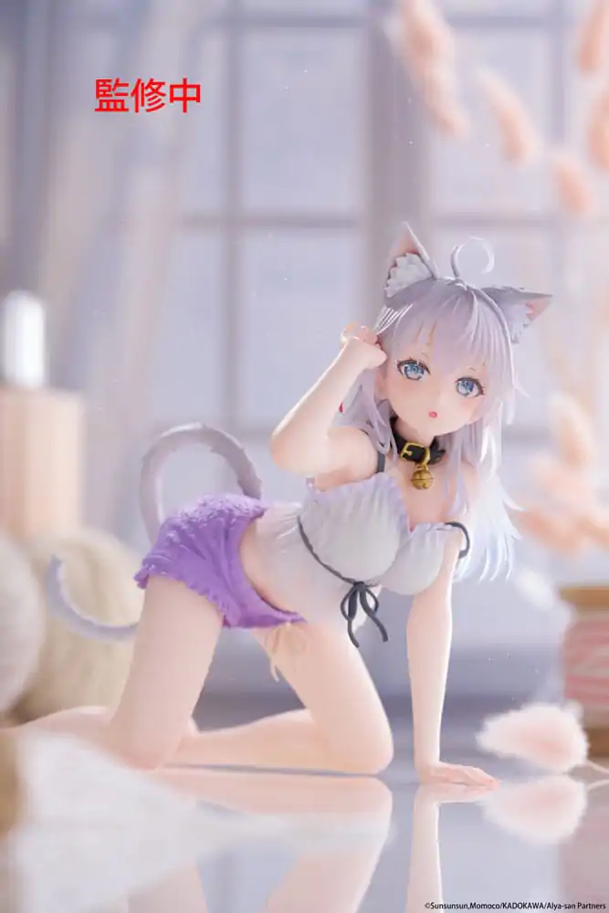 Alya Sometimes Hides Her Feelings in Russian Desktop Cute figura Alya Cat Ear Roomwear Ver. PVC szobor figura 13 cm    termékfotó