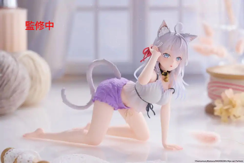 Alya Sometimes Hides Her Feelings in Russian Desktop Cute figura Alya Cat Ear Roomwear Ver. PVC szobor figura 13 cm    termékfotó