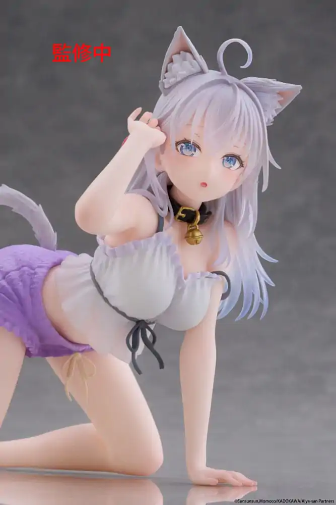 Alya Sometimes Hides Her Feelings in Russian Desktop Cute figura Alya Cat Ear Roomwear Ver. PVC szobor figura 13 cm    termékfotó