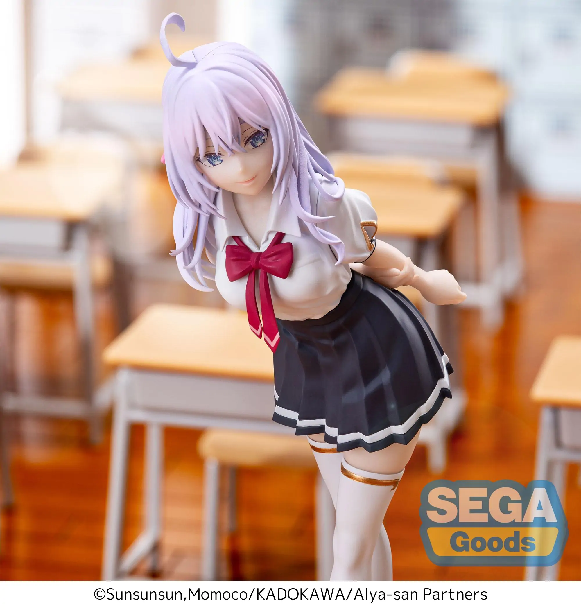 Alya Sometimes Hides Her Feelings in Russian Luminasta Alya Summer Uniform Ver. PVC szobor figura 17 cm termékfotó