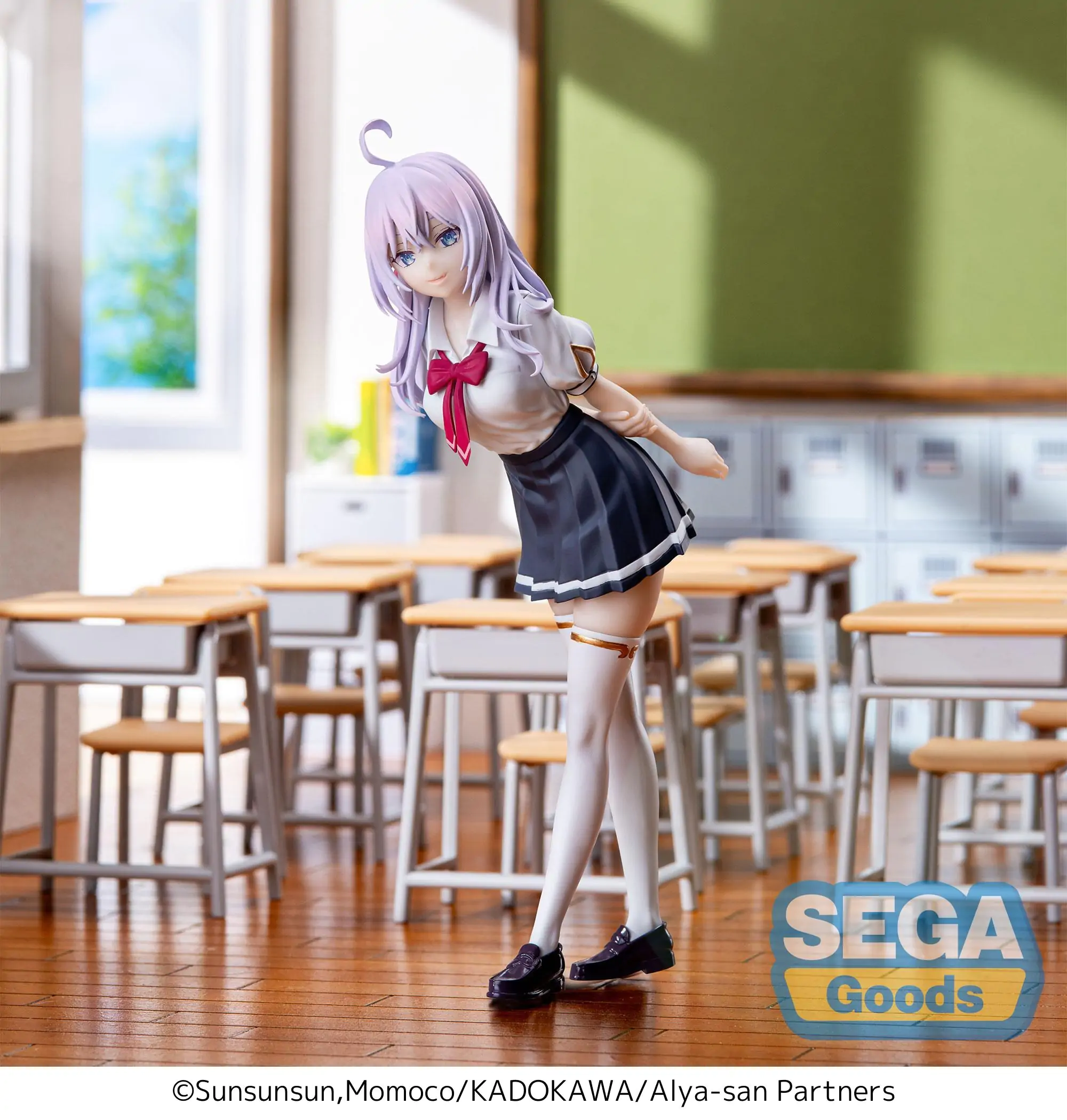 Alya Sometimes Hides Her Feelings in Russian Luminasta Alya Summer Uniform Ver. PVC szobor figura 17 cm termékfotó