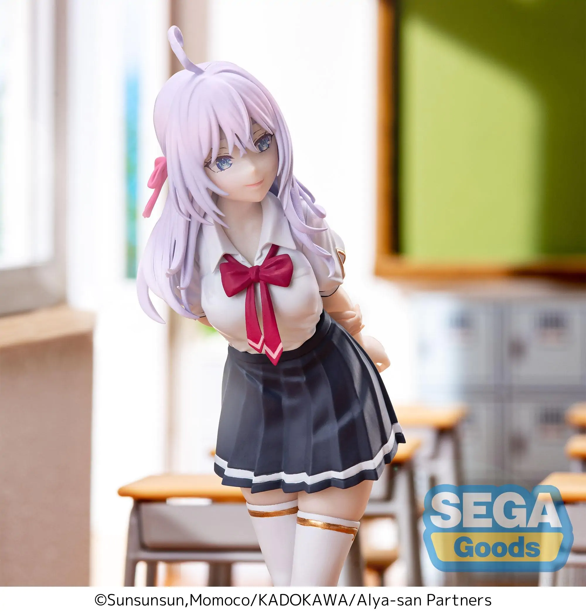 Alya Sometimes Hides Her Feelings in Russian Luminasta Alya Summer Uniform Ver. PVC szobor figura 17 cm termékfotó