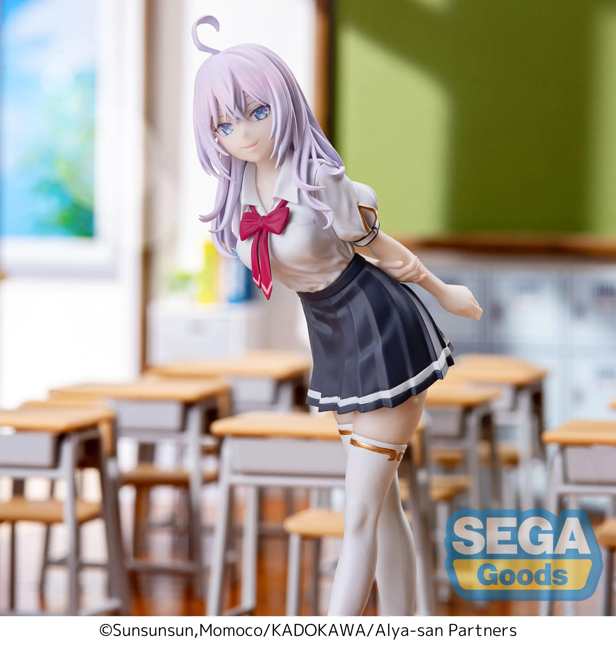 Alya Sometimes Hides Her Feelings in Russian Luminasta Alya Summer Uniform Ver. PVC szobor figura 17 cm termékfotó