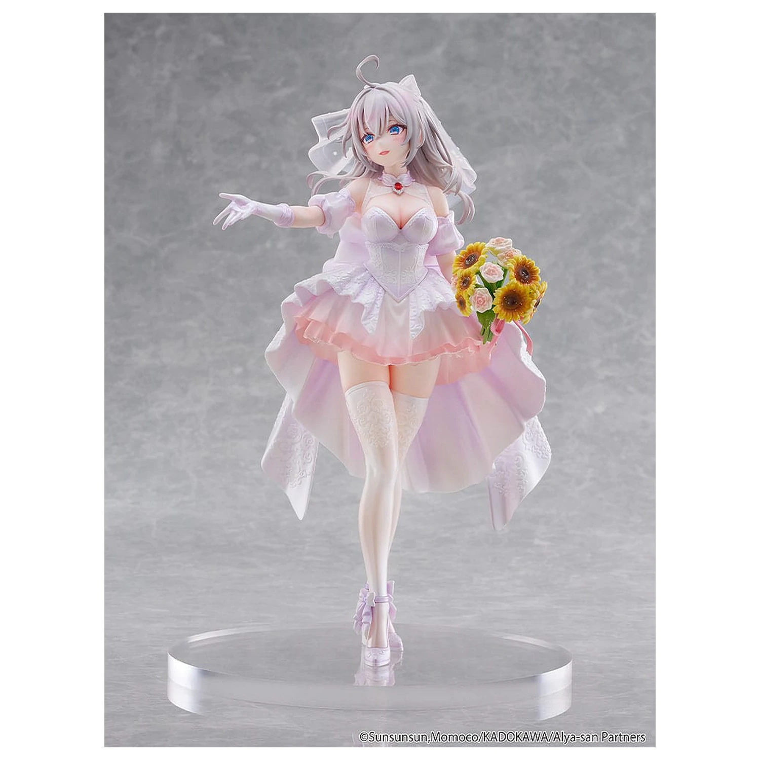 Alya Sometimes Hides Her Feelings in Russian szobor figura 1/7 Alisa Mikhailovna Kujou Wedding Dress Ver. 24 cm   termékfotó