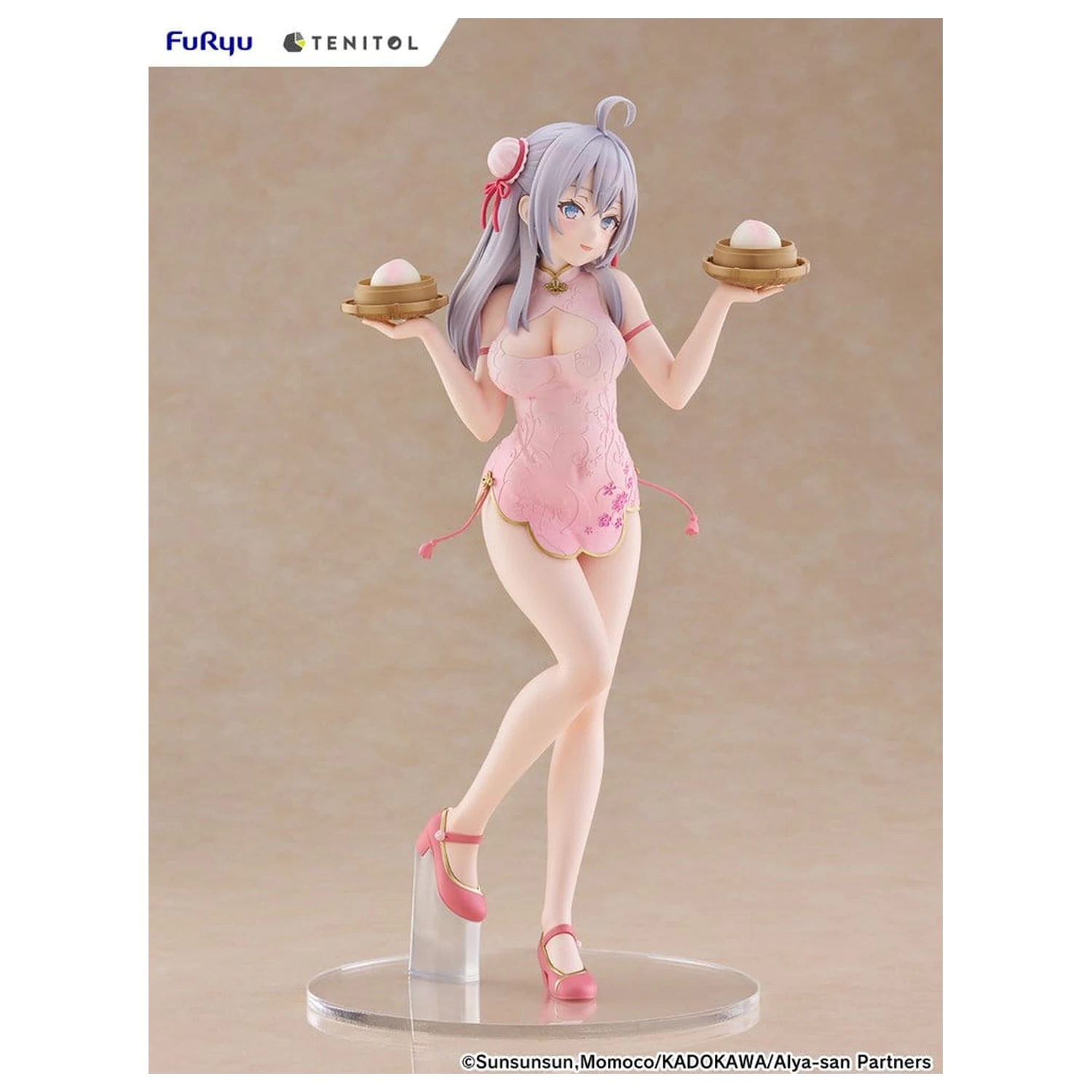 Alya Sometimes Hides Her Feelings in Russian Tenitol Tall Alya Cheongsam Ver. PVC figura 29 cm termékfotó