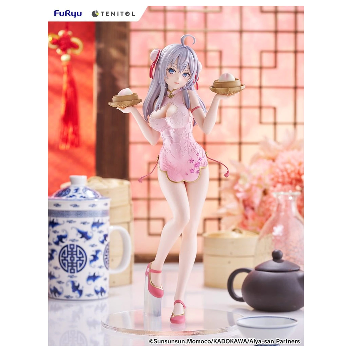 Alya Sometimes Hides Her Feelings in Russian Tenitol Tall Alya Cheongsam Ver. PVC figura 29 cm termékfotó