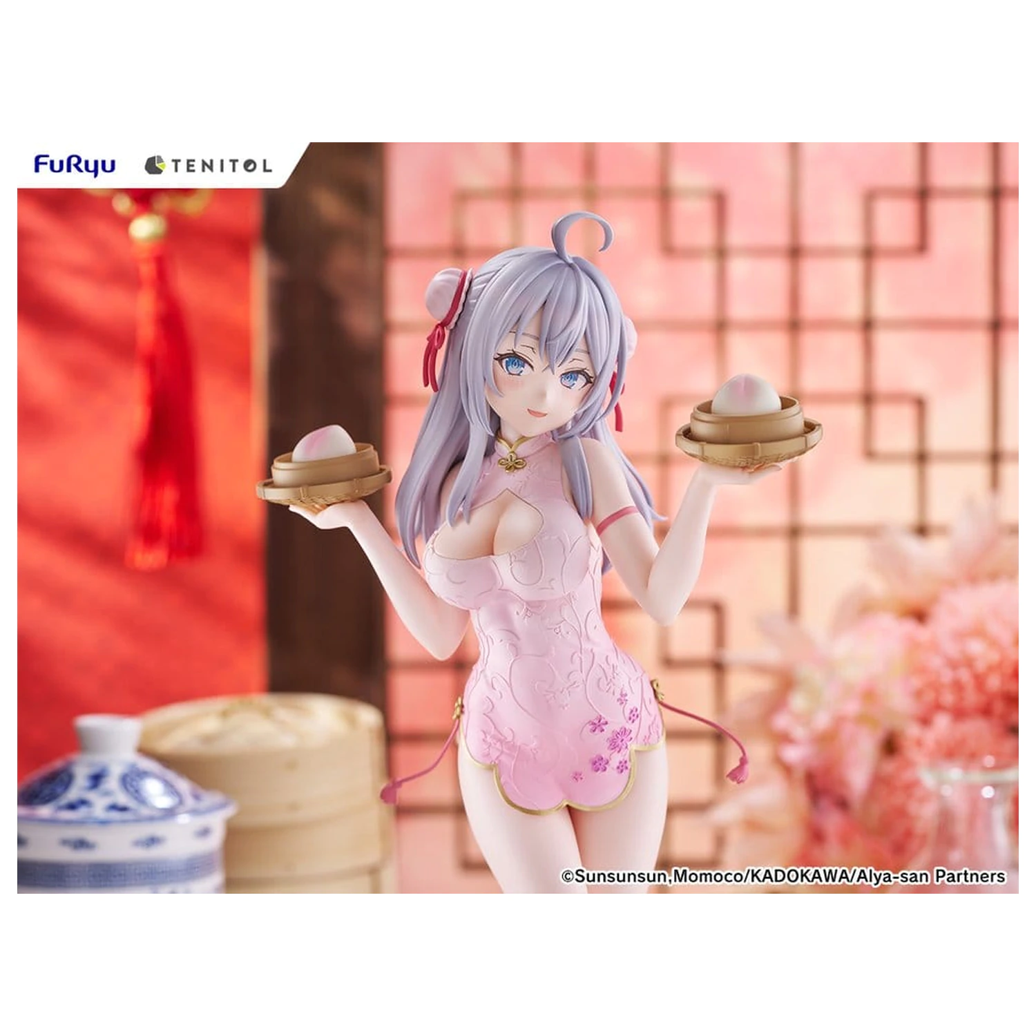 Alya Sometimes Hides Her Feelings in Russian Tenitol Tall Alya Cheongsam Ver. PVC figura 29 cm termékfotó