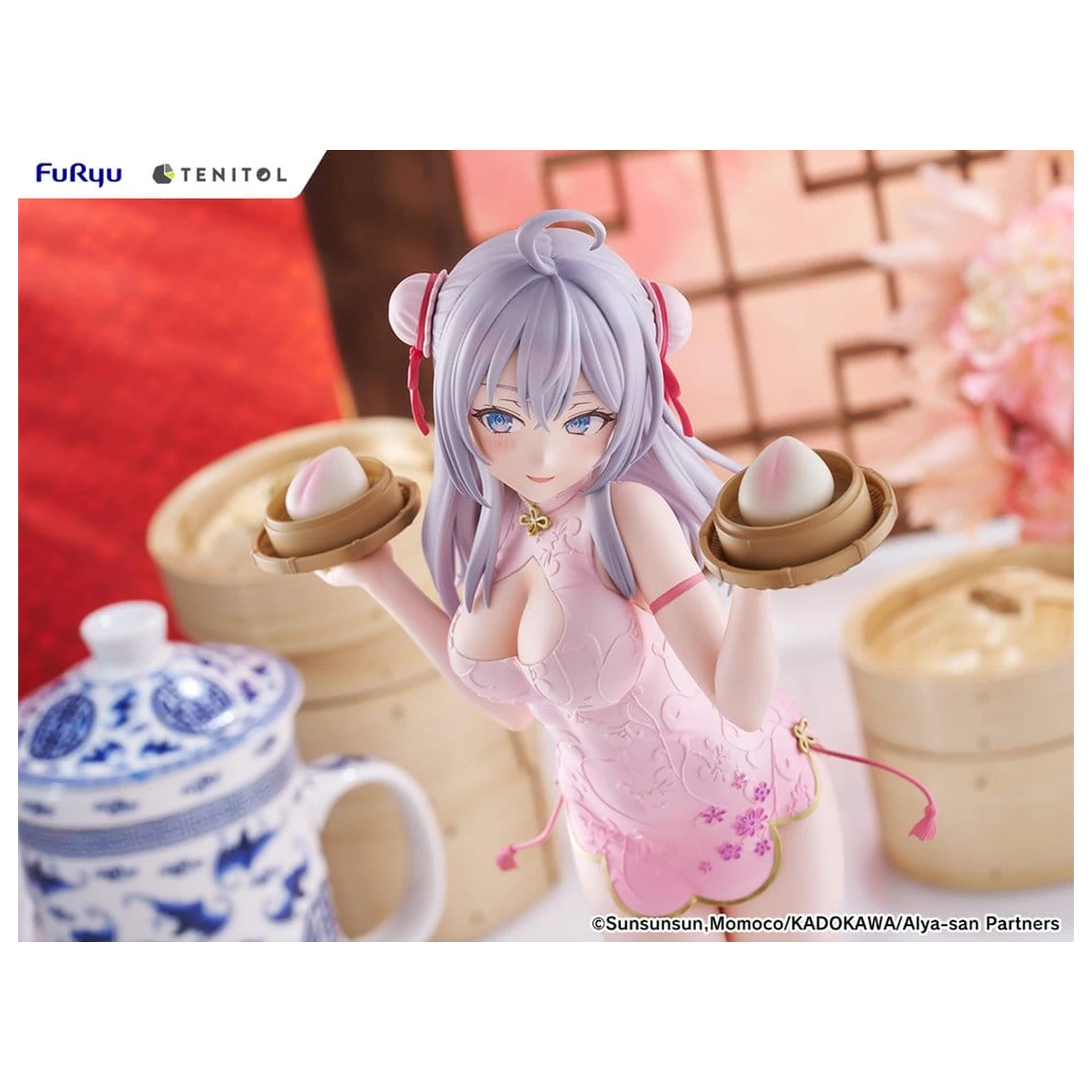 Alya Sometimes Hides Her Feelings in Russian Tenitol Tall Alya Cheongsam Ver. PVC figura 29 cm termékfotó