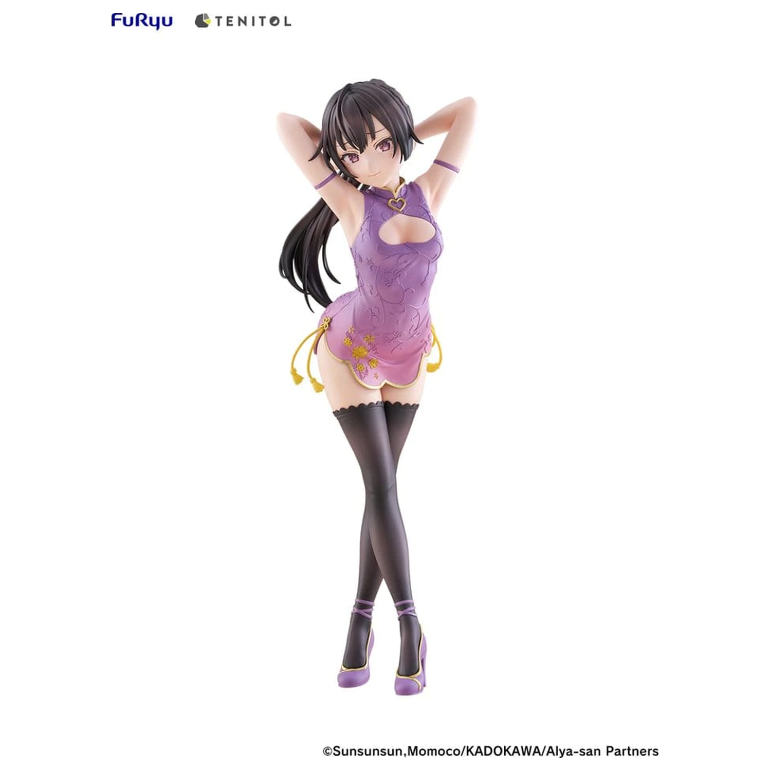 Alya Sometimes Hides Her Feelings in Russian Tenitol Tall Yuki Suou Cheongsam Ver. PVC figura 28 cm termékfotó