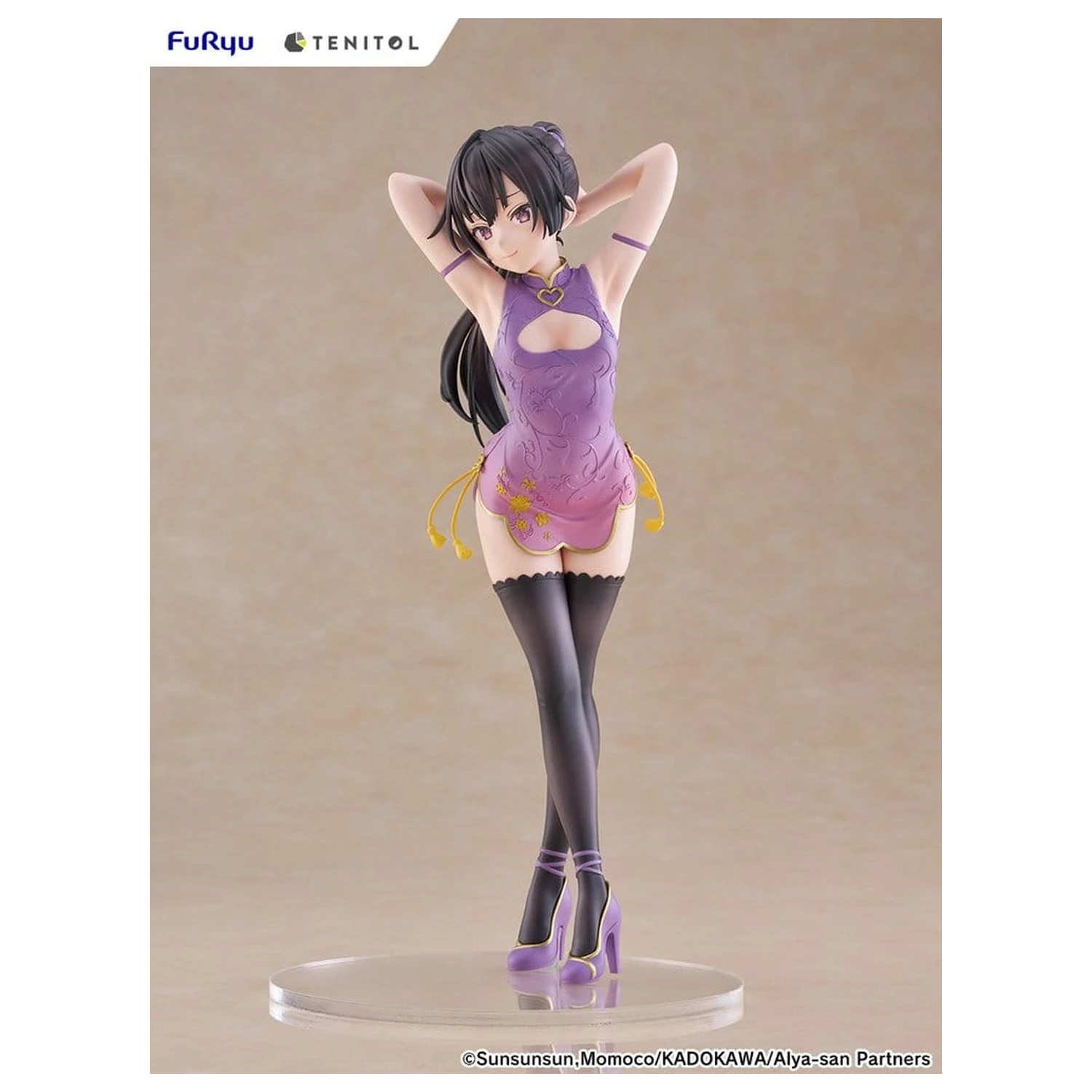 Alya Sometimes Hides Her Feelings in Russian Tenitol Tall Yuki Suou Cheongsam Ver. PVC figura 28 cm termékfotó