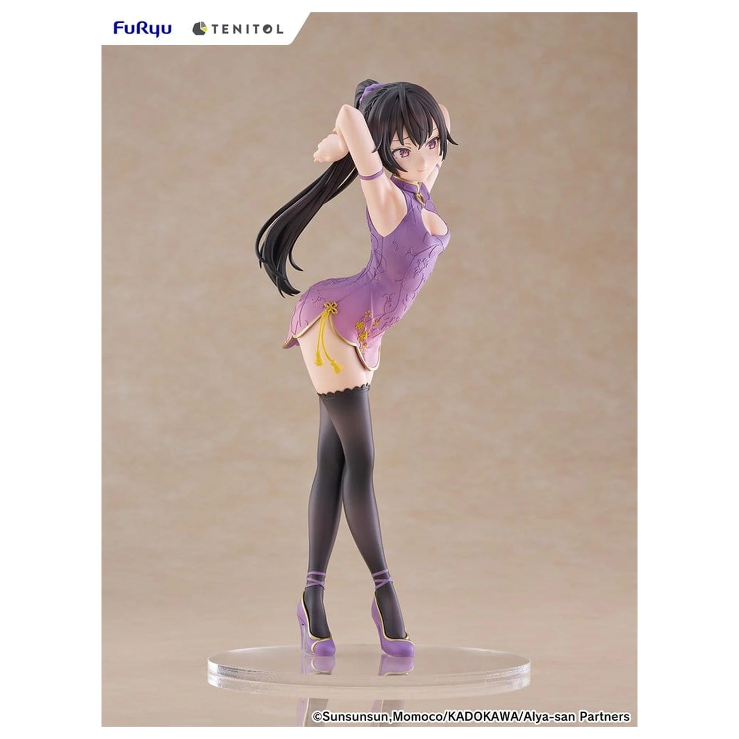 Alya Sometimes Hides Her Feelings in Russian Tenitol Tall Yuki Suou Cheongsam Ver. PVC figura 28 cm termékfotó