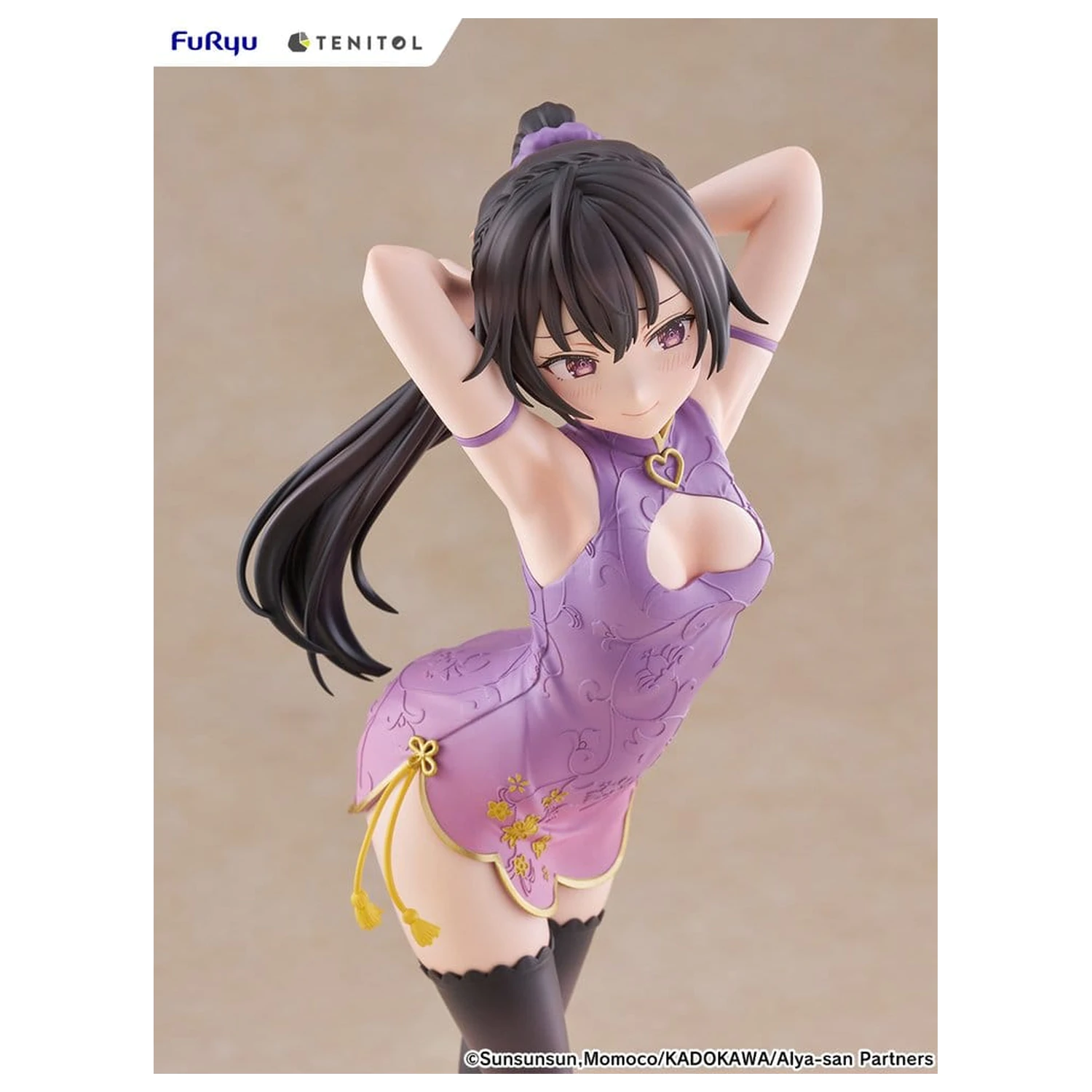 Alya Sometimes Hides Her Feelings in Russian Tenitol Tall Yuki Suou Cheongsam Ver. PVC figura 28 cm termékfotó