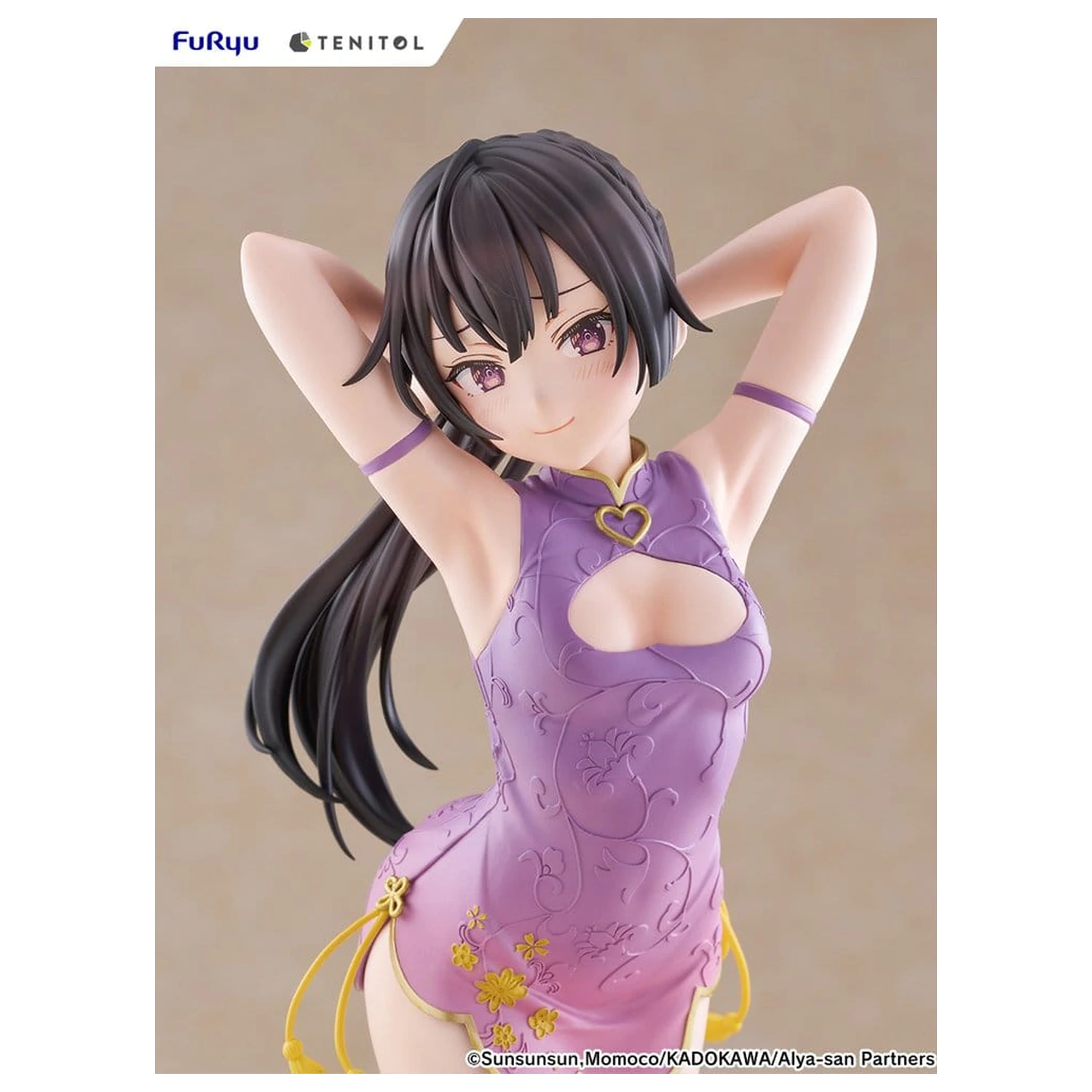 Alya Sometimes Hides Her Feelings in Russian Tenitol Tall Yuki Suou Cheongsam Ver. PVC figura 28 cm termékfotó