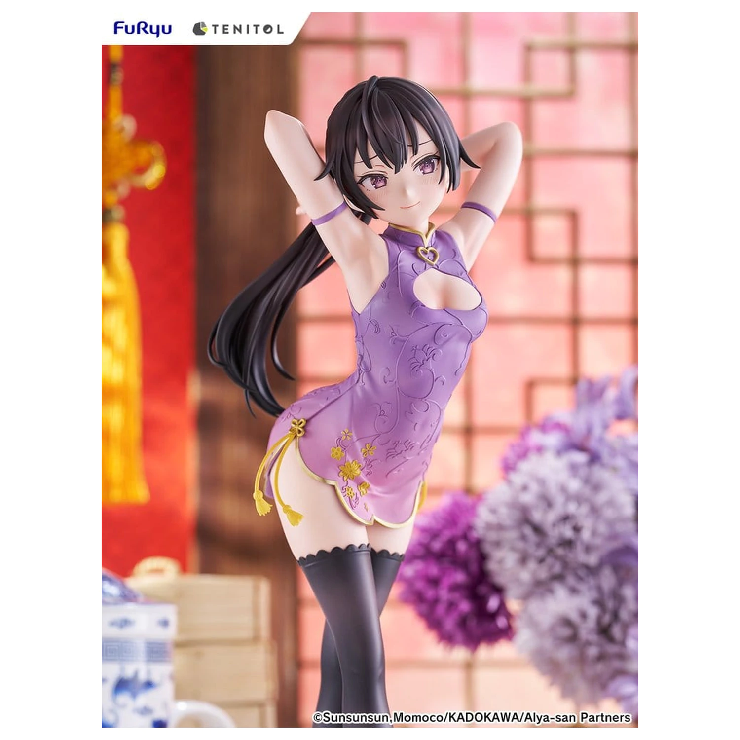 Alya Sometimes Hides Her Feelings in Russian Tenitol Tall Yuki Suou Cheongsam Ver. PVC figura 28 cm termékfotó