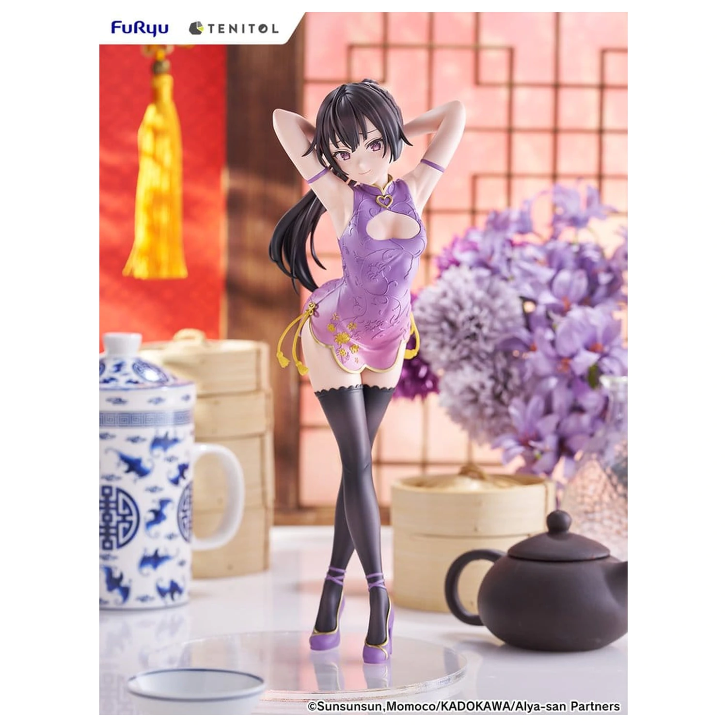 Alya Sometimes Hides Her Feelings in Russian Tenitol Tall Yuki Suou Cheongsam Ver. PVC figura 28 cm termékfotó