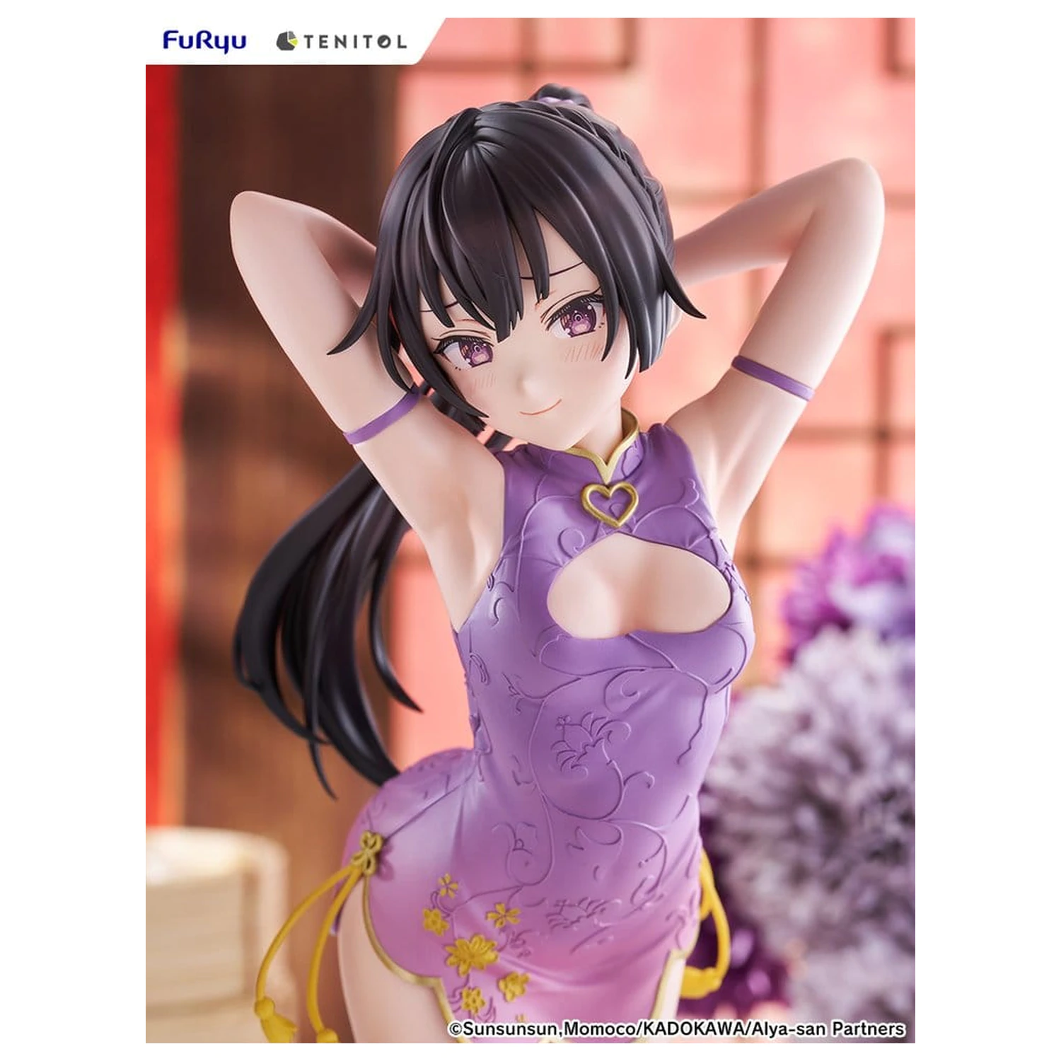 Alya Sometimes Hides Her Feelings in Russian Tenitol Tall Yuki Suou Cheongsam Ver. PVC figura 28 cm termékfotó