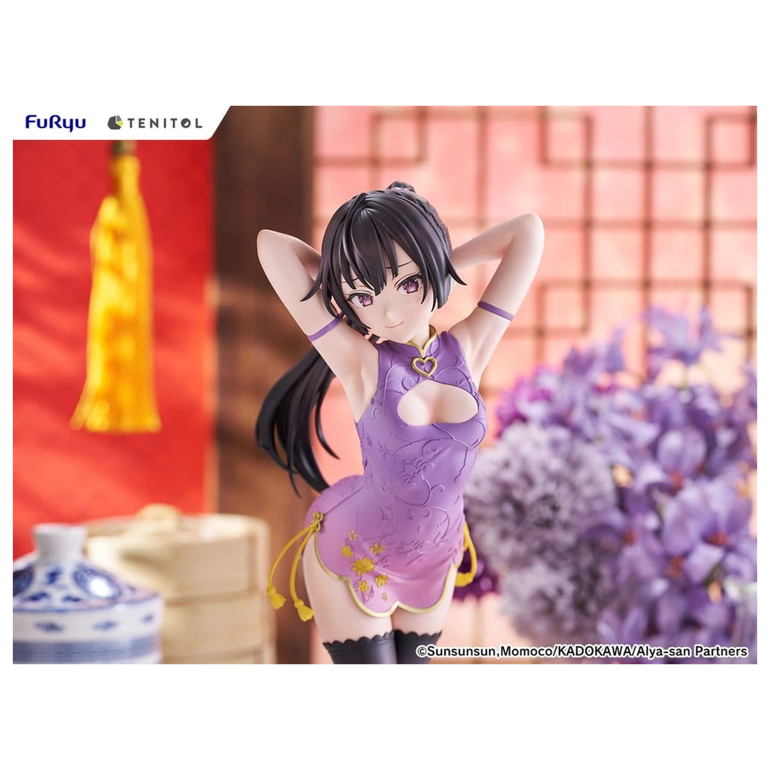 Alya Sometimes Hides Her Feelings in Russian Tenitol Tall Yuki Suou Cheongsam Ver. PVC figura 28 cm termékfotó