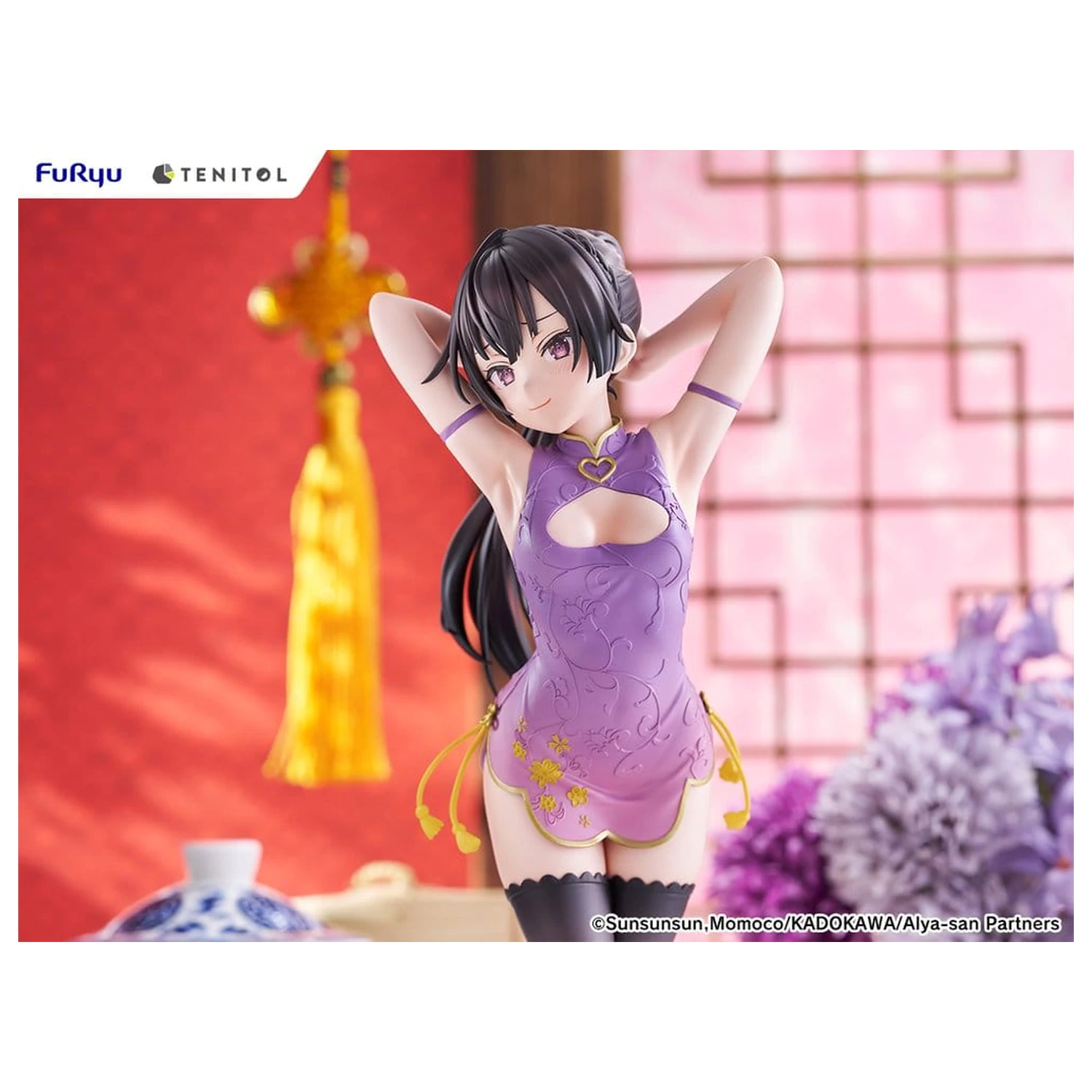 Alya Sometimes Hides Her Feelings in Russian Tenitol Tall Yuki Suou Cheongsam Ver. PVC figura 28 cm termékfotó