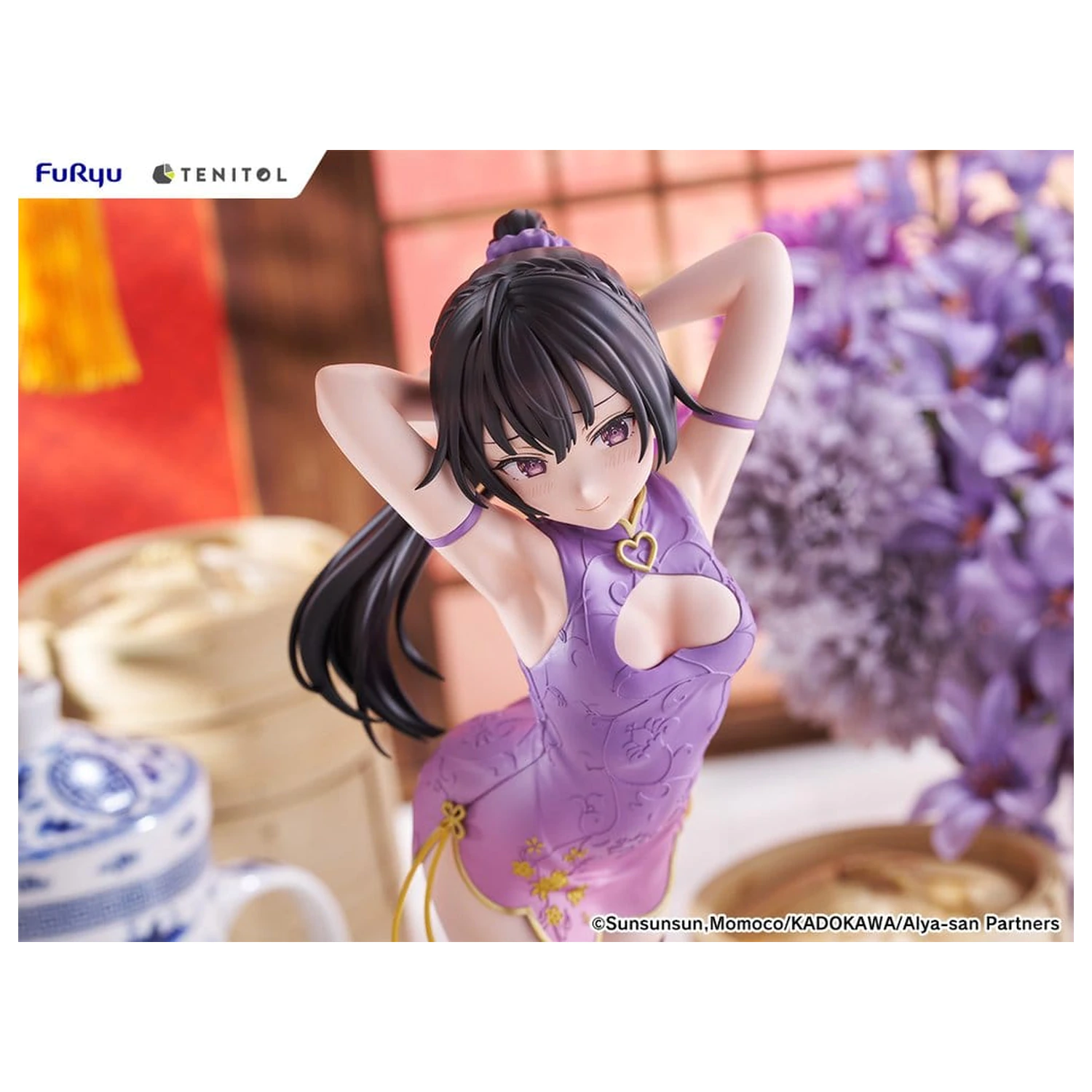 Alya Sometimes Hides Her Feelings in Russian Tenitol Tall Yuki Suou Cheongsam Ver. PVC figura 28 cm termékfotó
