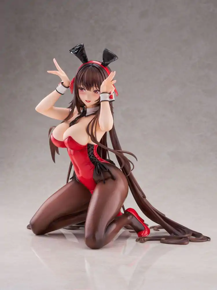 Amakano 2+ 1/4 Yuuhi Kurohime Bunny Suit Ver. PVC szobor figura 32 cm termékfotó