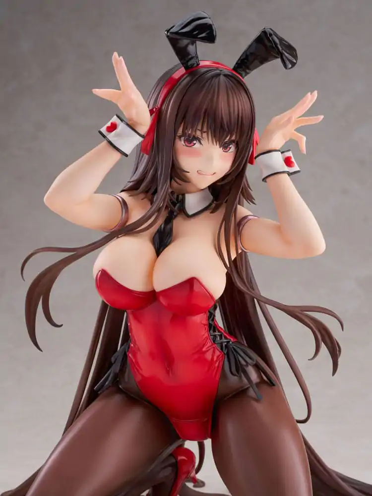 Amakano 2+ 1/4 Yuuhi Kurohime Bunny Suit Ver. PVC szobor figura 32 cm termékfotó