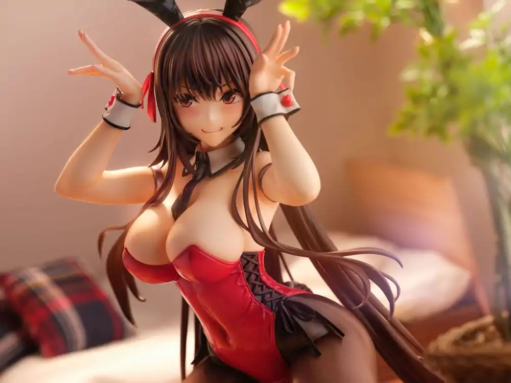 Amakano 2+ 1/4 Yuuhi Kurohime Bunny Suit Ver. PVC szobor figura 32 cm termékfotó