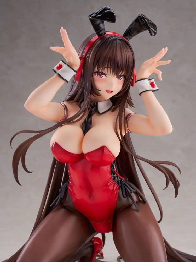 Amakano 2+ 1/4 Yuuhi Kurohime Bunny Suit Ver. PVC szobor figura 32 cm termékfotó
