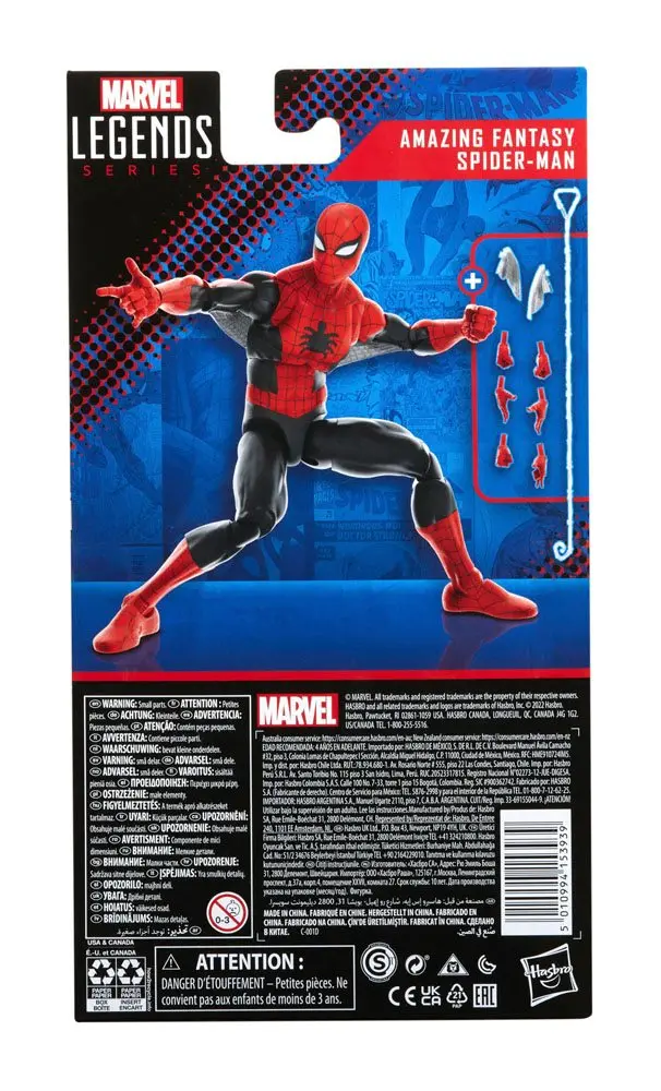 Amazing Fantasy Marvel Legends Series 2022 Spider-Man akciófigura 15 cm termékfotó