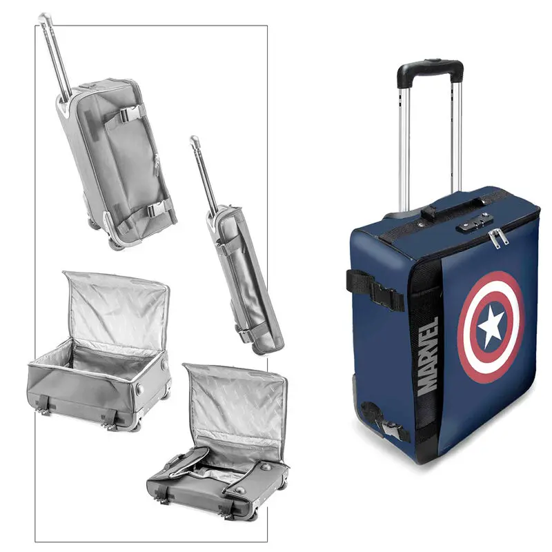 Amerika Kapitány táska bőrönd 55cm termékfotó