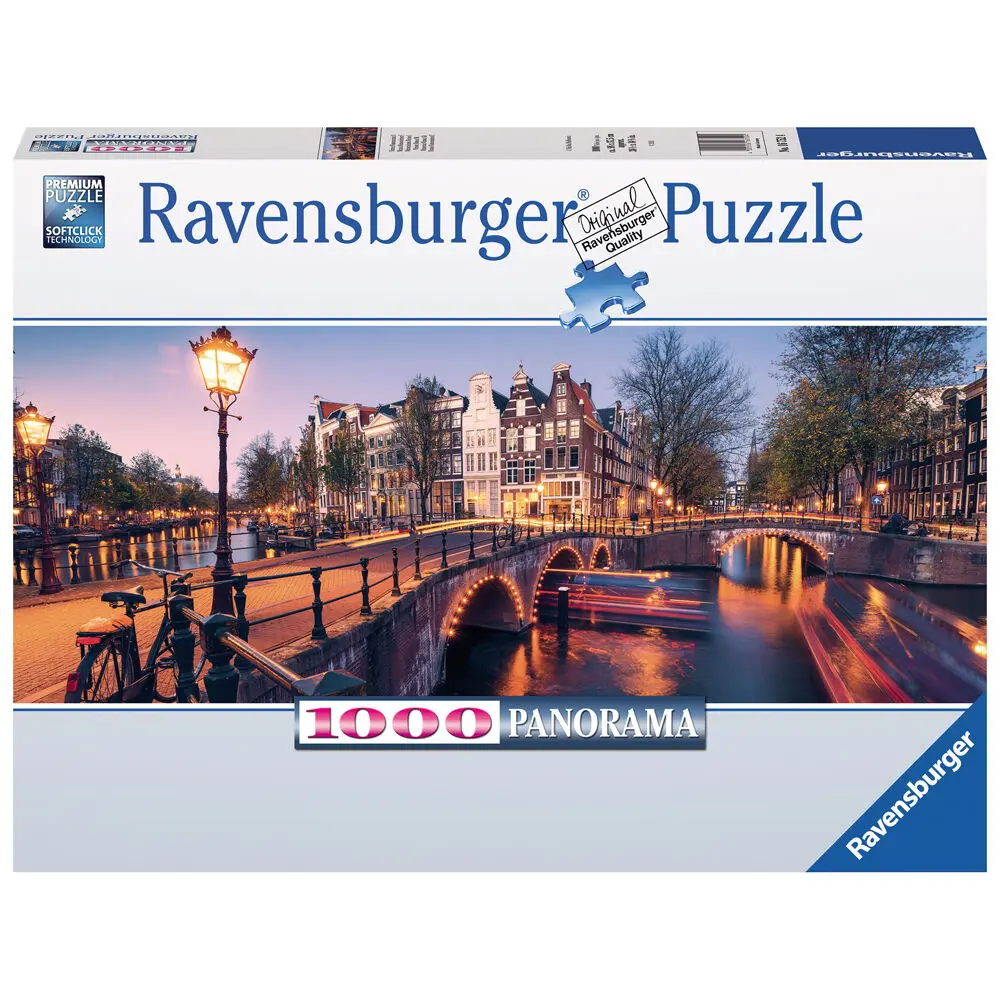 Amsterdami éjszaka puzzle 1000db-os termékfotó