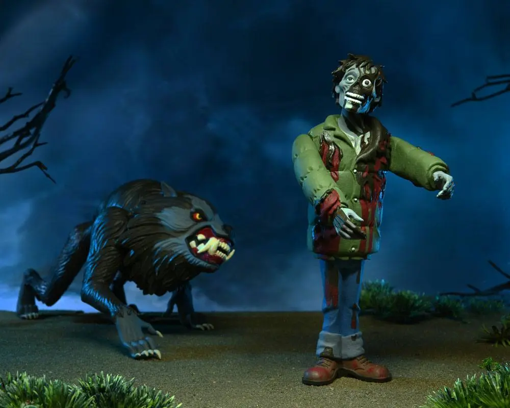 An American Werewolf in London Toony Terrors Jack &amp; Kessler Wolf akciófigura csomag 15 cm termékfotó