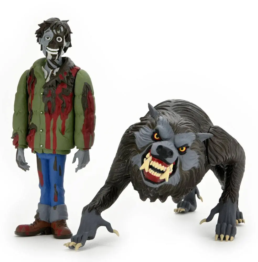 An American Werewolf in London Toony Terrors Jack &amp; Kessler Wolf akciófigura csomag 15 cm termékfotó