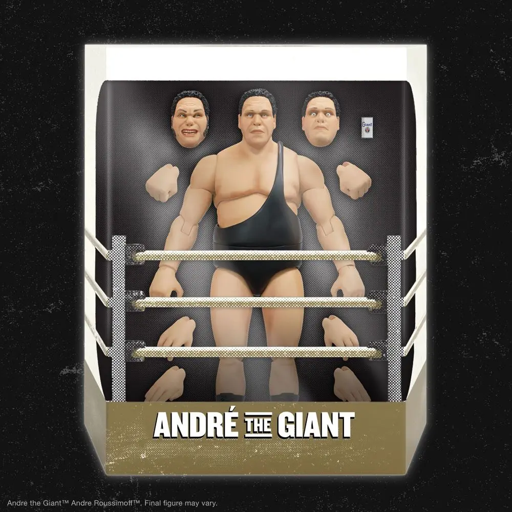 Andre The Giant Ultimates Andre Black Singlet akciófigura 20 cm termékfotó