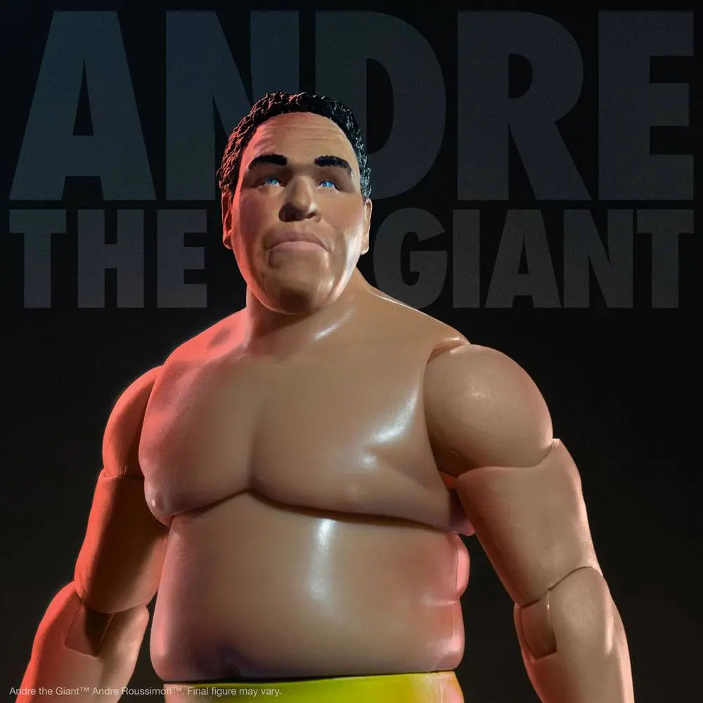 Andre The Giant Ultimates Andre (Yellow Trunks) akciófigura 20 cm termékfotó