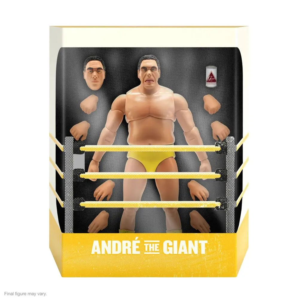 Andre The Giant Ultimates Andre (Yellow Trunks) akciófigura 20 cm termékfotó
