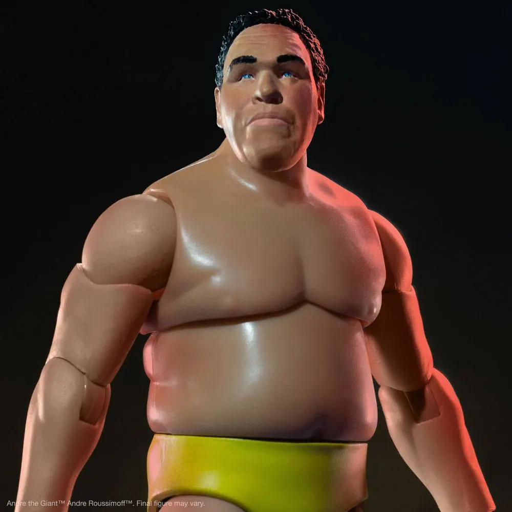Andre The Giant Ultimates Andre (Yellow Trunks) akciófigura 20 cm termékfotó