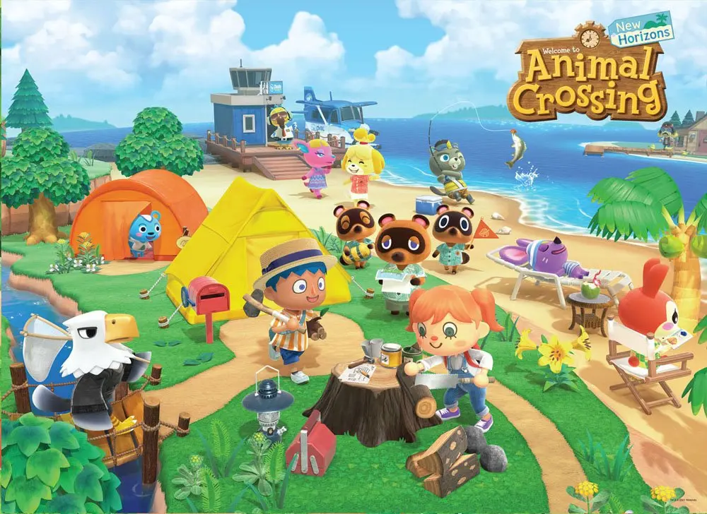 Animal Crossing New Horizons Welcome to Animal Crossing puzzle (1000 darab) termékfotó