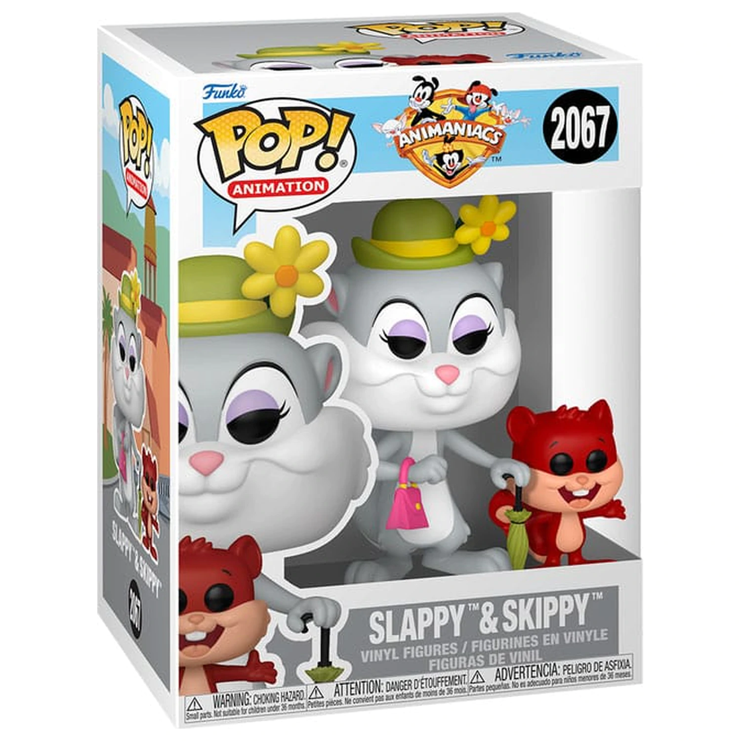 Animaniacs Funko POP! Animation Vinyl figura Slappy w/Skippy 9 cm termékfotó