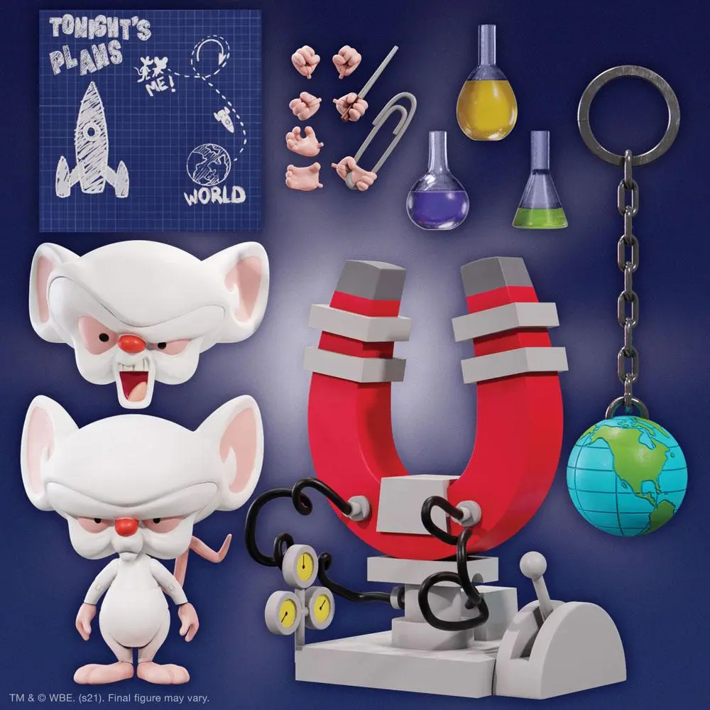 Animaniacs Ultimates Brain akciófigura 18 cm termékfotó