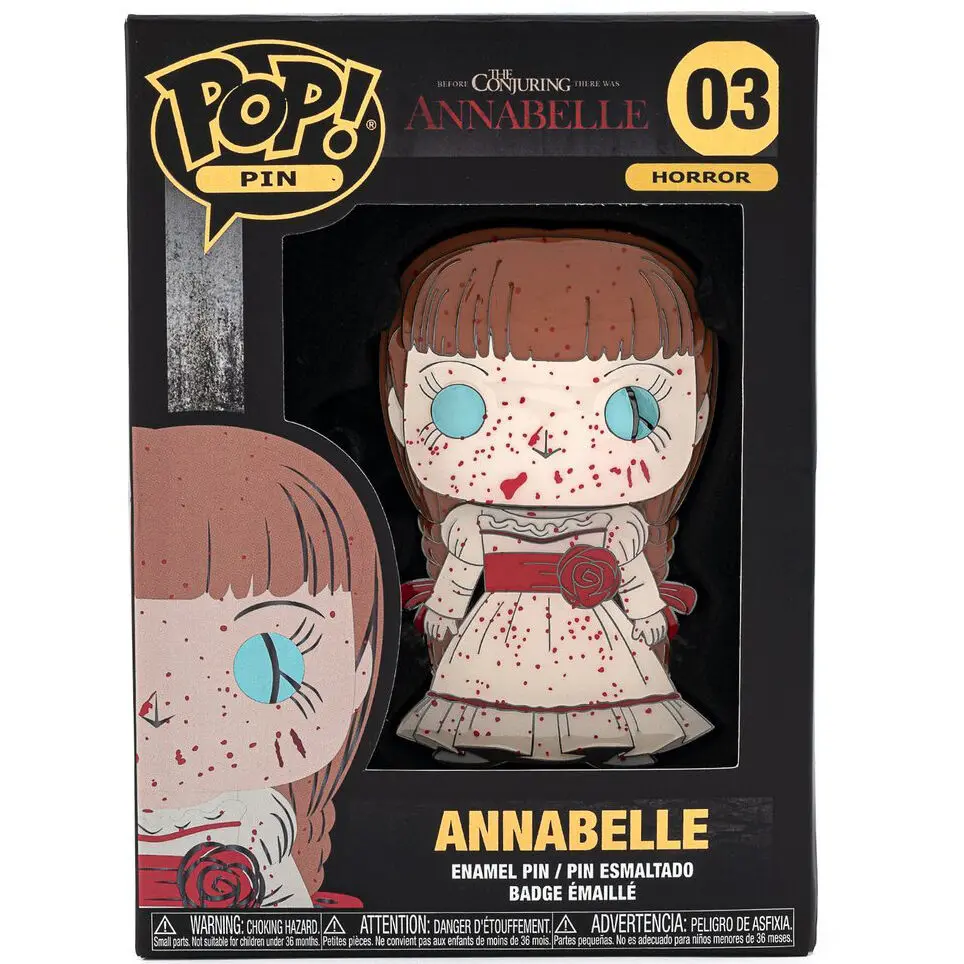 Annabelle Big Enamel POP kitűző 10cm termékfotó