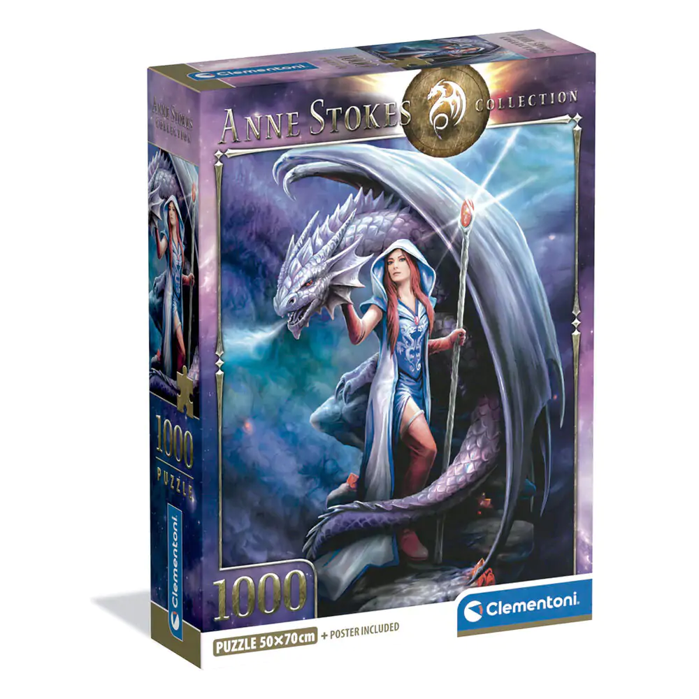 Anne Stokes Dragon Mage puzzle 1000db-os termékfotó