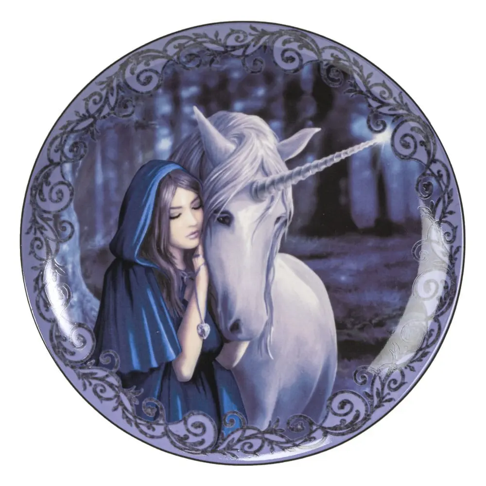 Anne Stokes Unicorn and Maiden 4db-os tányér csomag termékfotó